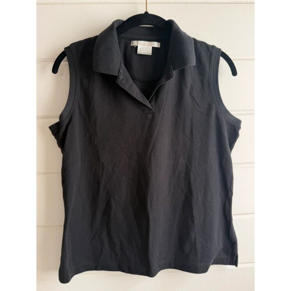 Nike Golf Black Athletic Top Size Medium
